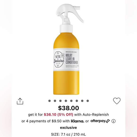 SOL DE JANEIRO
Brazilian Joia ™ Milky Leave-In Conditioner - Picture 2 of 3